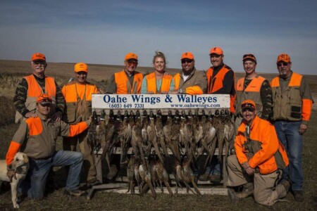 Pheasant hunting around Lake Oahe - Oahe wings and walleyes