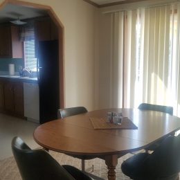 Dinning space at Lake Oahe