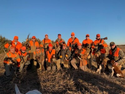 Group of hunters in South Dakota